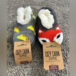 Northeast Outfitters Kids Cozy Cabin Slippers Youth (10K-4) NWT